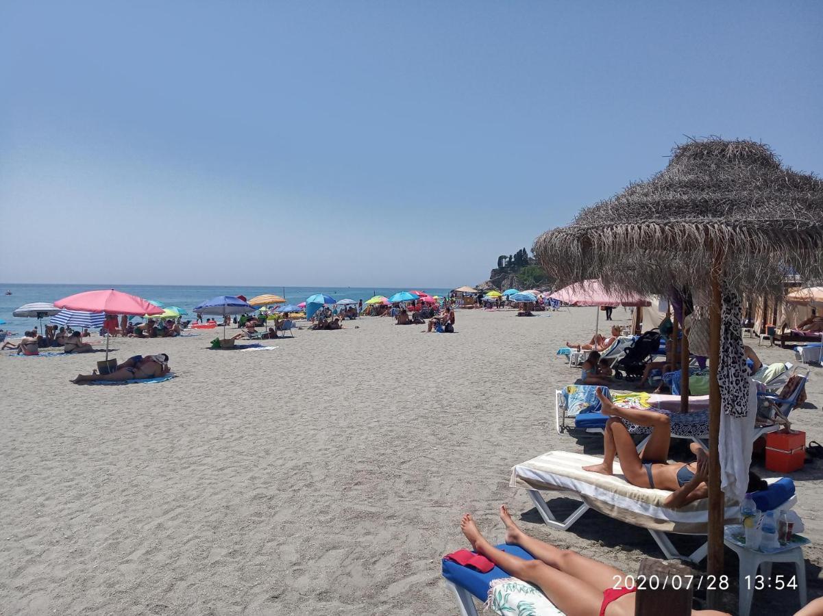 דירות Nerja 1ª Linea De Playa De Burriana , Terraza Grande Al Mar מראה חיצוני תמונה